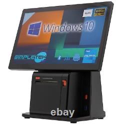 Pos 14 Touch Screen Aio 8GB RAM 120GB SSD With Printer Thermal And Barcode 2D