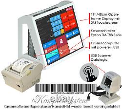 Pos-System Till Ncr Realpos Touchscreen Monitor Gastro Checkout Retail NCR1