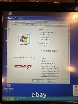 Posiflex KS-6315 15 POS Terminal Touchscreen Celeron M 1GHz 1GB 40GB Windows XP