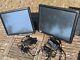 Set Of (2) Sam4s Spt-4740 Pos Posready 7 Touchscreen Terminal