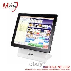 White POS touch computer all in one I5/8G/128G/15
