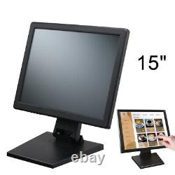 15 Moniteur PC POS écran tactile moniteur LCD tactile Kiosque de vente au détail Restaurant