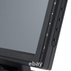 17 Écran Tactile LCD POS Moniteur Tactile VGA pour Commerce de Détail Restaurant Bar Kiosque