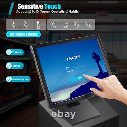 17 Écran Tactile POS Moniteur LCD Tactile Kiosque de Vente au Détail Restaurant Café Bar