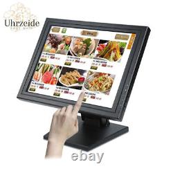 17 Moniteur d'affichage LCD à écran tactile portable LED USB VGA POS Windows7 /8 /10