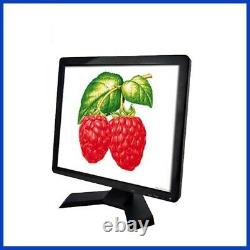 17 Pouces 4 Fils Resistive Stand Touchscreen LCD Vga Touch Screen Monitor Pos LCD