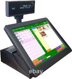A2 Système De Points De Vente Tout-en-un, 15 Touch Screen Cash Register Machine Pour Le Restaurant