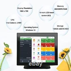ASSUR AB15 15 Système de point de vente, caisse enregistreuse avec écran tactile et Win10pro