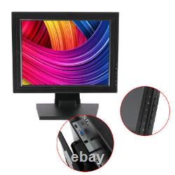 Écran LCD VGA de 17 pouces avec écran tactile USB pour point de vente/ordinateur avec écran LED pour la vente au détail.