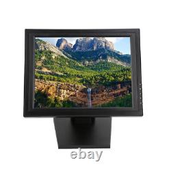 Écran tactile 15/17 USB/VGA/HDMI Pos PC Moniteur tactile pour hôtel de détail