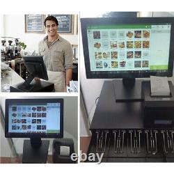 Écran tactile 15 pouces LCD VGA Moniteur tactile Kiosk de vente au détail Restaurant Bar