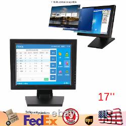 Écran tactile 17 pouces 1280x1024 affichage LCD moniteur LED USB pour POS/PC Windows