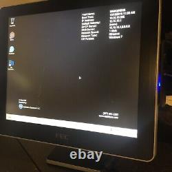 Fec Pp9635b Touchscreen Terminal Pos Avec Lecteur De Carte Avec Cordon D'alimentation Testé