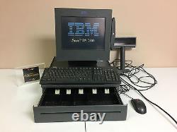 IBM Bien Sûr Pos 500 Touchscreen Point Of Sale/ Cash Tin/keyboard Mousse