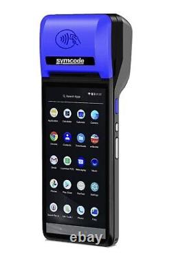 Imprimante de reçus Symcode POS thermique avec écran tactile portable de 5,5 pouces et système d'exploitation Android 8.0.