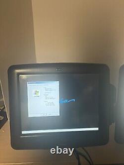 Lot de 2 systèmes de caisse Radiant POS complets avec écran tactile Windows XP