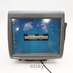 Micros Workstation 5 System Unit Pos Touchscreen Terminal Amd Gx3-c3 200mb Avec Ps