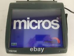 Micros Workstation 5a Ws5a 400814-122b Système D'écran Tactile Pos Avec Une Base