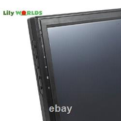Moniteur LCD 15 pouces VGA + écran tactile USB polyvalent pour système PC/POS