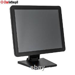 Moniteur LCD POS de 17 pouces pour caisse enregistreuse pour entreprise, restaurant, vente au détail HDMI/VGA/USB