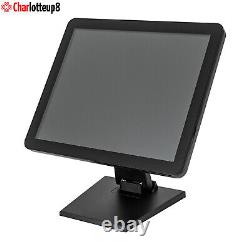 Moniteur LCD POS de 17 pouces pour caisse enregistreuse pour entreprise, restaurant, vente au détail HDMI/VGA/USB