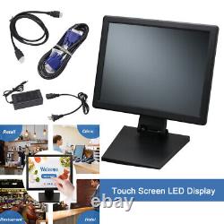 Moniteur à écran tactile 15 1024x768 USB/VGA/HDMI écran POS tactile US