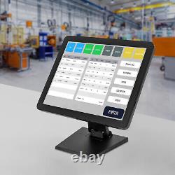 Moniteur de caisse enregistreuse LCD POS de 17 pouces pour entreprise restaurant commerce de détail HDMI/VGA/USB