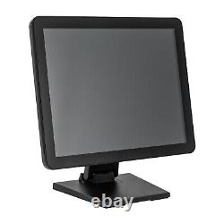 Moniteur de caisse enregistreuse LCD POS de 17 pouces pour entreprise restaurant commerce de détail HDMI/VGA/USB