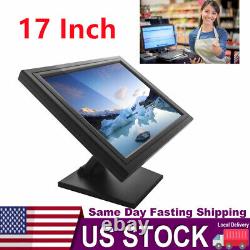 NOUVEAU Moniteur tactile LCD POS à écran tactile de 17 pouces pour kiosque de vente au détail, restaurant, bar