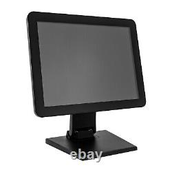 Nouveau POS 15 Écran tactile LED Moniteur tactile pour Kiosque de vente au détail Restaurant Bar