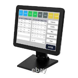 Nouveau POS 15 Écran tactile LED Moniteur tactile pour Kiosque de vente au détail Restaurant Bar