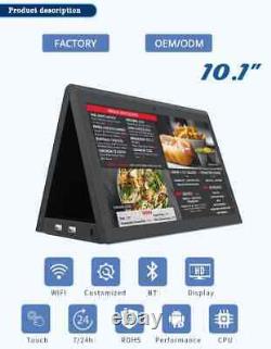 Nouveau produit Tablette POS de bureau à écran tactile double affichage de 10,1 pouces à fixation murale