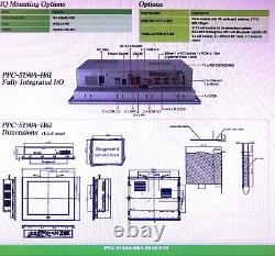 PC tactile PPC-5190AD-H61-i5/R-R10 IEI 19' 350 cd/m2 SXGA avec POS-H61 NOUVEAU