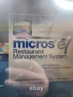 Poste de travail Micros 5A avec écran tactile POS 400852-001 avec support 256MB RAM avec OS