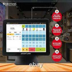Système POS Windows avec écran tactile industriel Posiflow de 15 pouces (i5) avec 4 Go de RAM