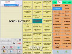 Système de point de vente POS Tout-en-un à écran tactile pour la vente au détail de spiritueux Dell i5 ELO Touch