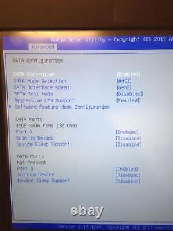 Terminal de point de vente à écran tactile NCR 7734-0100-0018 Intel Celeron N3060 1,60 GHz 32 Go HD.