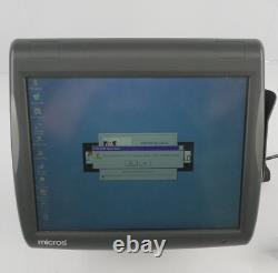 Terminal point de vente tactile Micros Workstation 5A avec système Windows CE 6.0