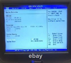 Terminal tactile POS Radiant NCR P1560-0096 15 pouces (C2D 2.2GHz 2GB 160GB) Windows 7